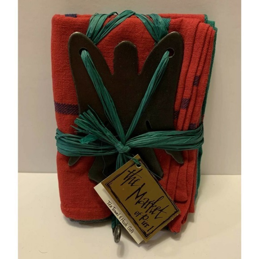 Pier 1 Metal‎ Angel Hook Towel Set (2) NEW